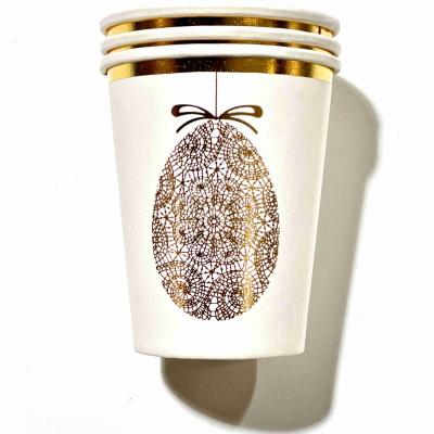 China Custom Logo Disposable Coffee Safety Paper Cup Disposable Corrugated Single Wall Paper Cup Eco-Friendly Colored Disposable Cup Eco-Friendly 24 Ounce for sale