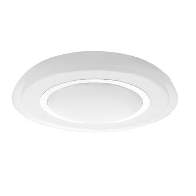 China Simple Opal White Cover Manufacturer Decorative customs lead round ceiling lights Nordic jump with cover white plastic for sale