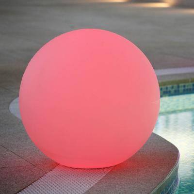 China PE D material: 400mm outdoor decorative modern smart control style garden light ball the yard for sale