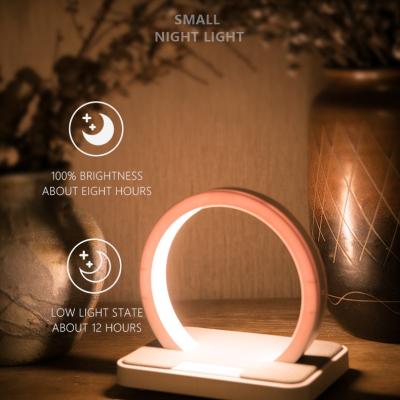 China Plastic Rechargeable Bedroom Beside LED Table Side Lamps Luxury Speaker for sale