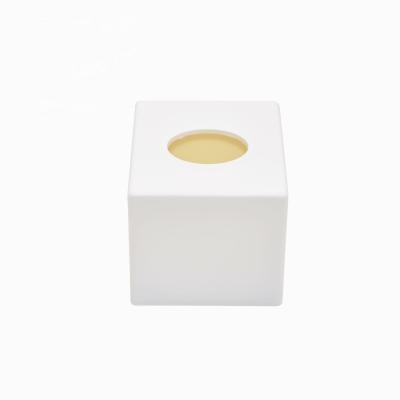 China Eco-friendly Custom Color Hotel Tissue Box Newly Arrival Color Tissue Box Square ABS Plastic Boxes for sale