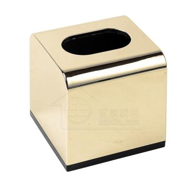 China Custom Luxury Eco-friendly Tissue Paper Box Lid Restaurant Napkin Holder Facial Tissue Plastic Napkin Box for sale