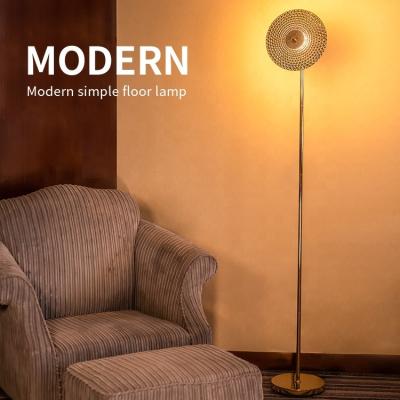 China Nordic Simple Modern Decor Corner Living Room Hotel Restaurant Floor Lamp Metal Remote Control Dimmable Floor Lamp for sale