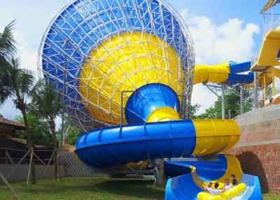 China Medium Tornado Slide / Extreme Water Slides For Gigantic Aquatic Park for sale