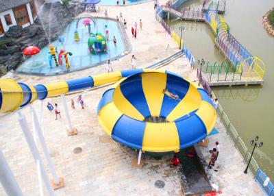 China Fiberglass Space Bowl Water Slide Outdoor Water Park Equipment for sale