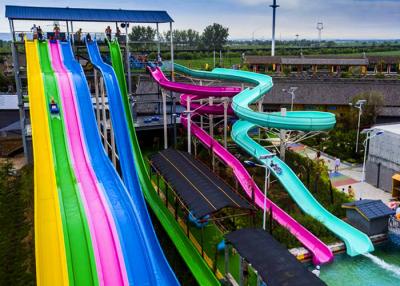 China Durable Adult Water Slide Free Fall Slide 780 Persons / Hour Sliding Mode for sale