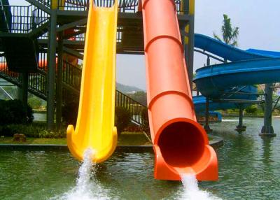 China Kids Pipe Water Slide Water Playground Equipment Strong Reception Ability for sale