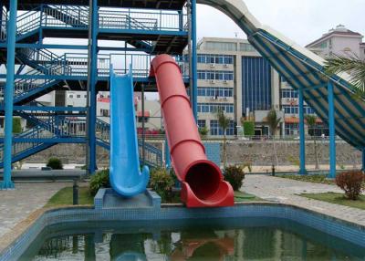 China Exciting Huge Young People Fiberglass Water Slide Water Play Equipment for sale