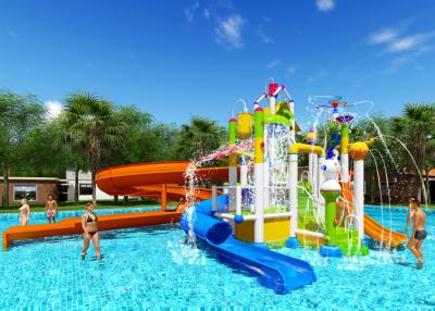 China Summer Outdoor Water Playground , Commercial Swimming Pool Play Equipment for sale