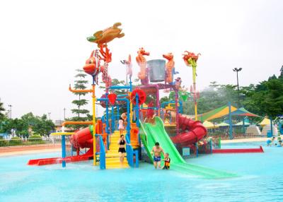 China Jungle Gym Outdoor Water Playground Equipment 15kW Power For Amusement Park for sale