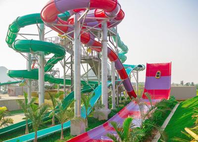 China Große Wasser-Park-Dia-Ausrüstung, Bumerang-Wasserrutsche-Fiberglas-Material zu verkaufen