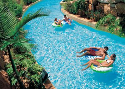 China Antistatischer fauler Flusswasser-Park, Abenteuer-Wasser-Park bewegt Swimmingpool wellenartig zu verkaufen