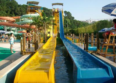 China Beautiful High Speed Slide Tubes / Big Water Slides For Water Park Projects for sale