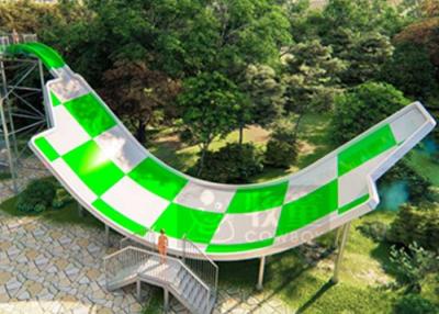 China Ashland GelCoat Fiberglass Water Slide 250 Riders / H Capacity 12.3X35M Area for sale