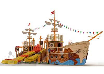 China Customized Fiberglass Pool Pirate Ship Amusement Ride Safe And Durable for sale