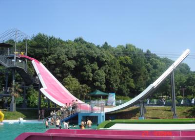 China Exciting Theme Park Fiberglass Pool Slide With 12 Months Warranty for sale