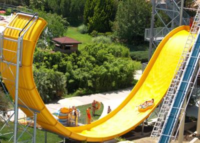 China Great Fun Fiberglass Raft Outdoor Wave Water Slide For Amusement Project for sale