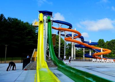 China Adults High Speed Racing Freefall Water Slide for Amusement Park ISO CE TUV for sale