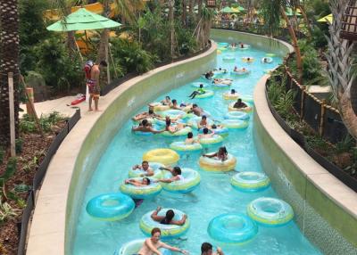 China Openlucht Lui de Rivier Zwembad van het Waterpark met Golf die Machine maken Te koop