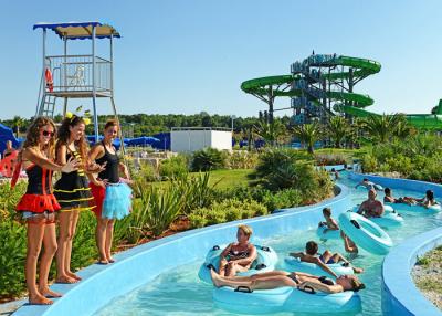 China Lustiger Hotel-Erholungsort-fauler Flusswasser-Park für Familie, zentrale Steuerung PLC zu verkaufen