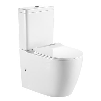 China Modern High Quality Washdown P-trap Two Pieces Toilet For Bathroom for sale