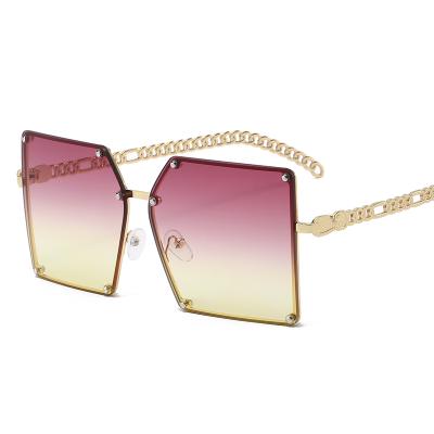 China Hot Selling Bling Sunglasses Cheap Custom Colored Sunglasses Alloy Fashion Big Sunglasses for sale