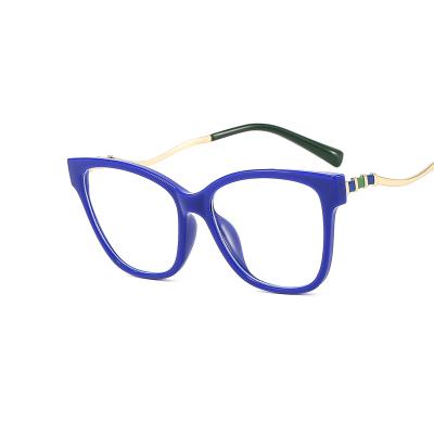 China KADIMA 12106 New Trendy Fashion Cat Eye Glasses Frame TR90 Female Blue Light Blocking Glasses Frame for sale