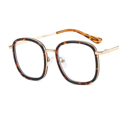 China KADIMA 12109 New Metal Round TR90 Anti-blue Light Weight Retro Glass Frame Male And Female Students Single Glasses for sale