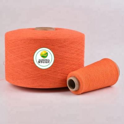 China Cheap Price Recycled 8s Carded For Orange Color Mixed Glove Knitting Yarn for sale