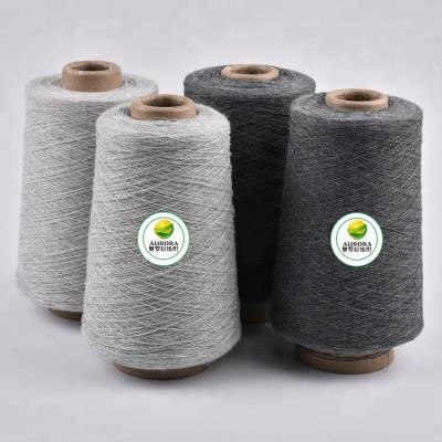 China Factory Recycled Ne Professional 10/1 Polyester Blended Blanket Cotton Carded Cheap Weaving Yarn for sale