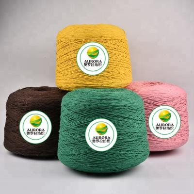 China Recycled cotton anti-pilling polyester blended weaving yarn 4s to 8s for hammock /cotton twines /color twines for sale