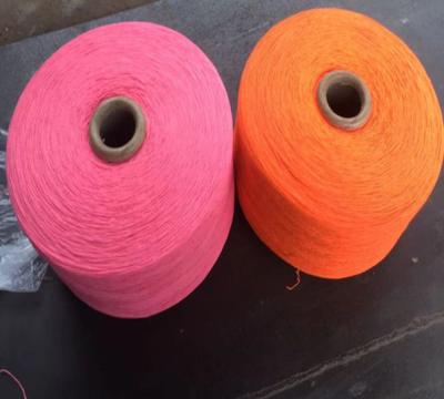 China Recycled 2s to 8s NEON COLOR weaving yarn for hammock /cotton twines /color twines for sale