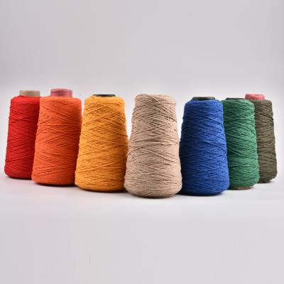 China Blended Recycled Twisted Ne6/5 Decking Yarn For Carpet Decking for sale