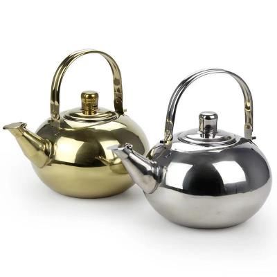 China Minimalist Stainless Steel Kettle For Boiling Hot Water Teapot Kitchen Instrument for sale