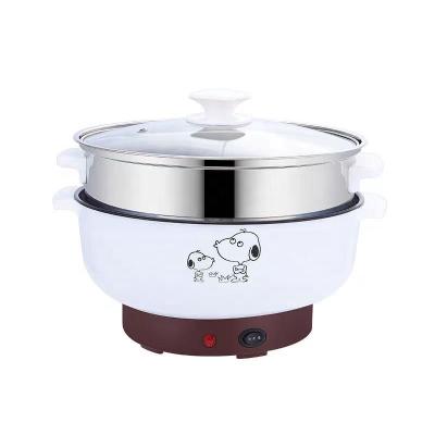 China Commercial STAINLESS STEEL NON-STICK FRYSTOVE Electric Skillet with Portable Ear Steamer Set for sale