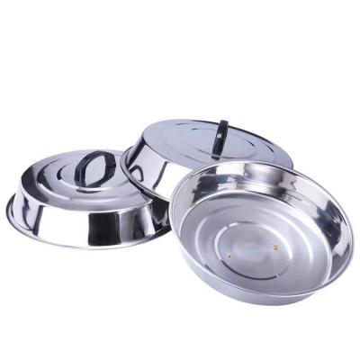 China Metal Stainless Steel Cauldron Lid Food Cauldron LID STOVE LID for sale