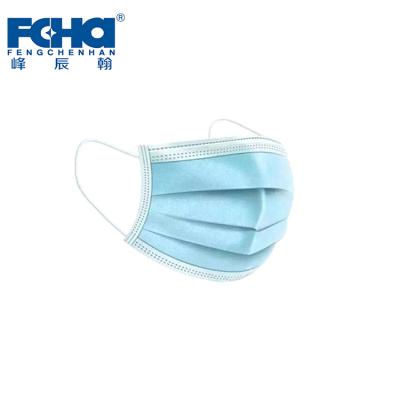 China Medical Comfortable Skin Manufacturer 3 Layer Disposable Medical Earloop Face Mask Non Sterile for sale