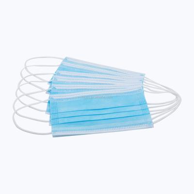 China Comfortable Three-Layer Surgical Disposable Blue Skin Mask For Medical And Dental Supplies for sale