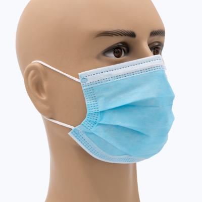 China Hot Selling China Manufacturer Comfortable Skin 3 Ply Disposable Nonwoven Medical Face Mask for sale