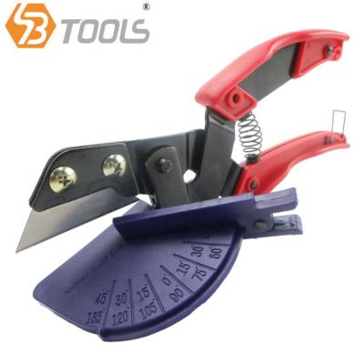 China Adjustable angle guide 2 in 1 universal miter cutter with angle scale and blade available for sale