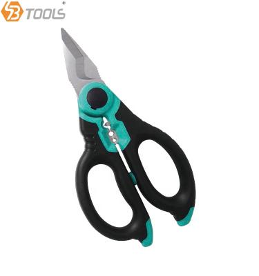 China SBTools Professional Electrician Scissors Cable/Wire Scissors for Wire/Cable Stripping Cutting for sale