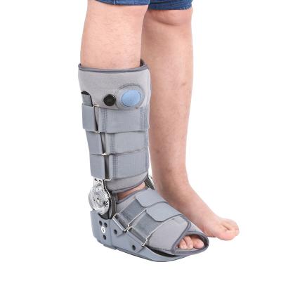 China Rehabilitation Pin ROM Air Cushion Standard Walker Adjustable Orthopedic Walker Boot (High) Knee Brace for sale