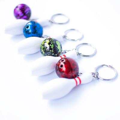 China New Creative Metal Gift RTS Sport Mini Crafts Pendant Cartoon Bearing Key Chain for sale