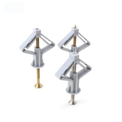 China Building Construction Made In China Plastic Nylon Ceiling Butterfly Expansion Wall Anchor Bolt Toggle Socket for sale