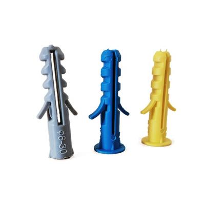 China Material Direct Plastic Expansion Anchor Factory Price Building Construction Fastener Nylon Wall Plug Anchor for sale