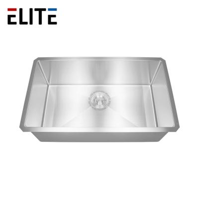 China Without Faucet Kitchen Sinks SS 304 Undermount 18/8 Steel Handmade Sink 1.2mm for sale