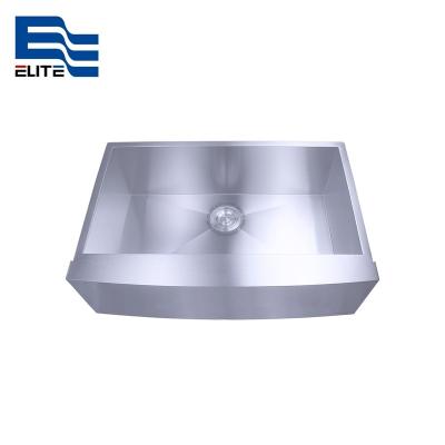 China Without Faucet Modern Apron Kitchen Sink Stainless Steel Different Dimensions for sale