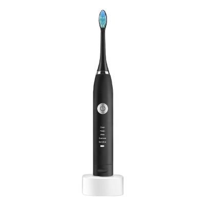 China 2021 Smart Electric Sonic Power Electric Toothbrush For Double Deep Cleaning Waterproof Oral Adults for sale