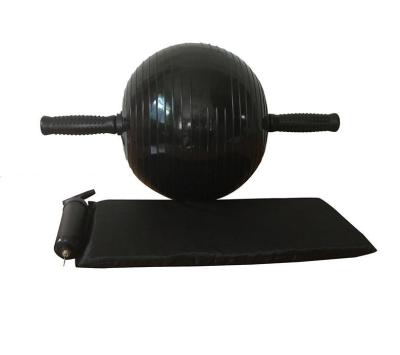 China Apply to fitness exercise yoga ball ab wheel roller 2021 hot sale muscle relax massage stick massage ball yoga pvc roller massage set for sale