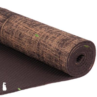 China Six color beautiful, easy to use and non-slip optional canvas yoga mats for sale